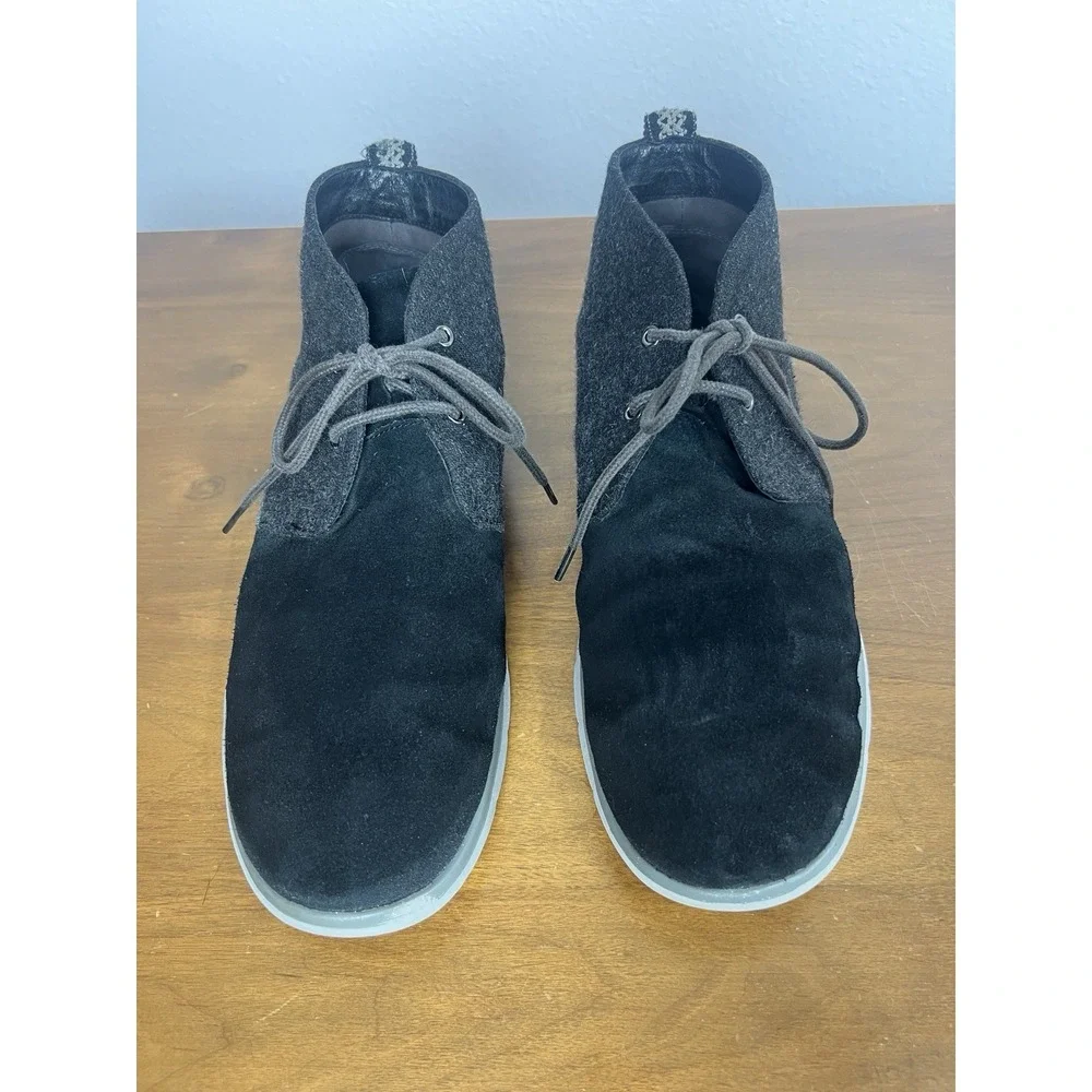 UGG Australia Boots 12 Black Freamon Chukka Suede‎ SN 1018442